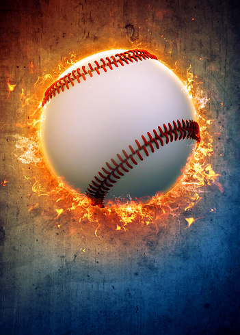 Abstract baseball sport invitation poster or flyer background with empty space