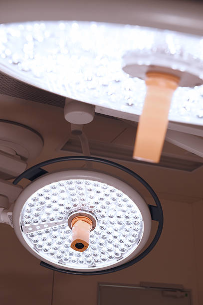 istock Two surgical lamps in operation room 476290878