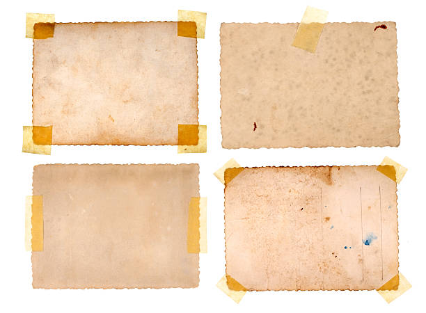 istock Collection of various old photos on white background 476291428