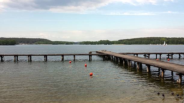 istock Wooden pier on the lake 476294614