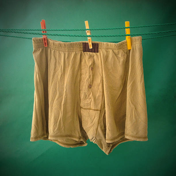 istock Hanging male underwear 476295595