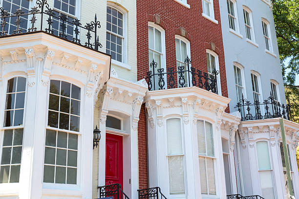 istock Georgetown historical district facades Washington 476299496