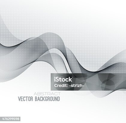 istock Vector Abstract lines background. Template design 476299598