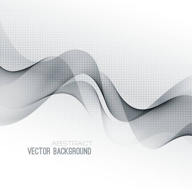 Vector Abstract lines background. Template design Vector Abstract green lines background. Template brochure design gray color illustrations stock illustrations