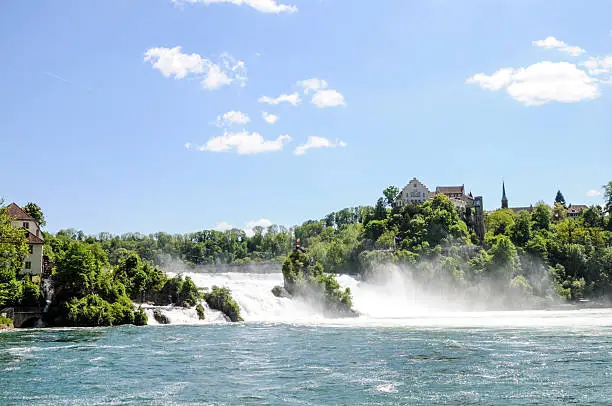 Rheinfalls near Schaffhausen (Switzerland).