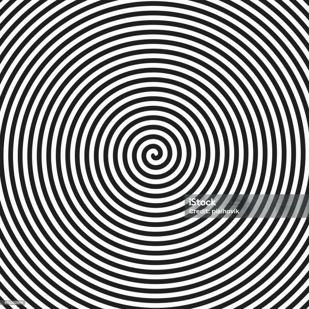 Hypnosis spiral Vector illustration with transparent effect. Eps10. Spiral stock vector
