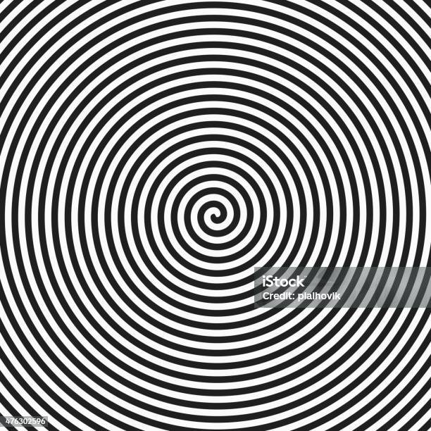 Hypnosis Spiral Stock Illustration - Download Image Now - Spiral, Vector, Psychedelic