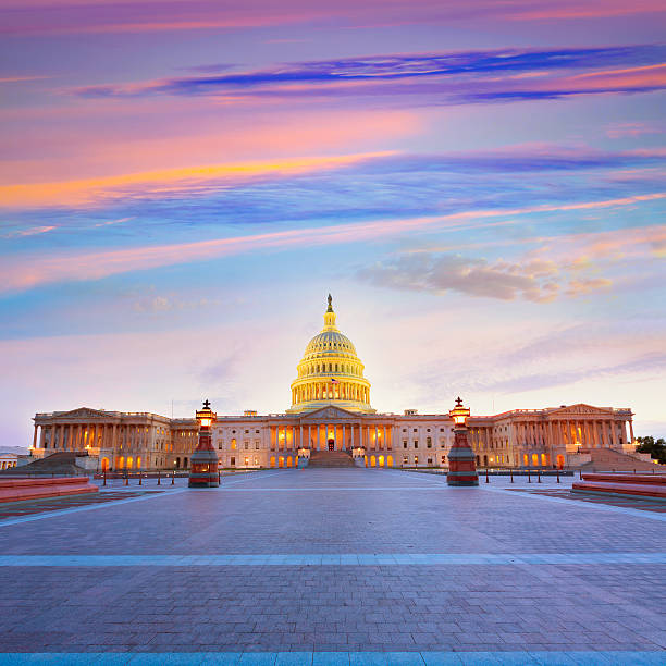 istock Capitol building Washington DC sunset US congress 476308372