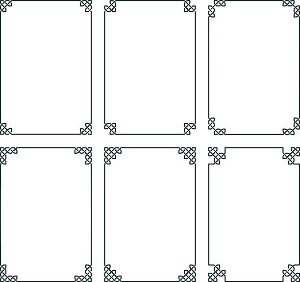 кельтский оправе - celtic culture stock illustrations