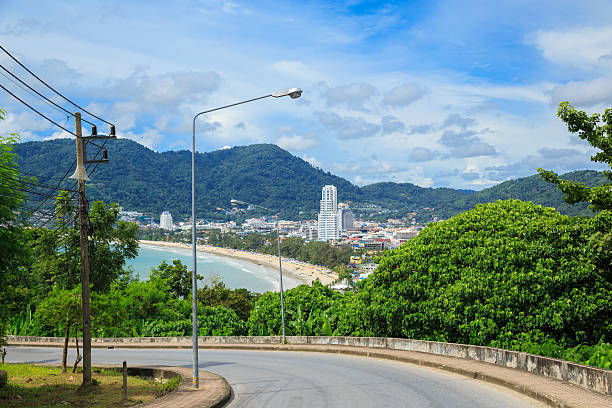 Patong beach, Phuket Thailand stock photo