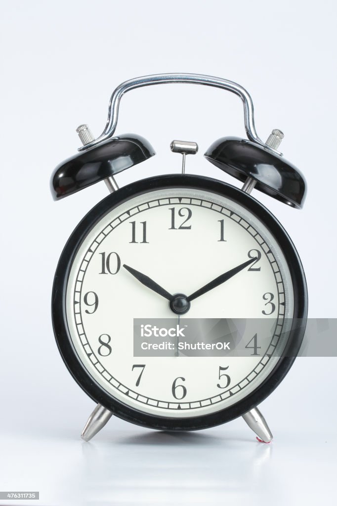 ヴィンテージブラックカラー付き目覚まし時計 - タイマーのロイヤリティフリーストックフォト
