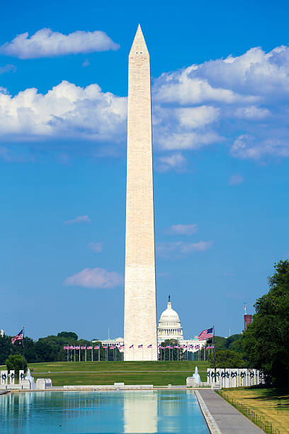istock Washington Monument reflecting pool in National Mall US 476312098