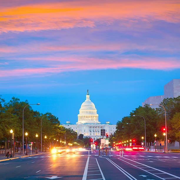 istock Capitol sunset Pennsylvania Ave Washington DC 476313300