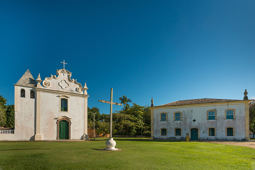 The Nossa Senhora da Penha Matrix Church and the old \