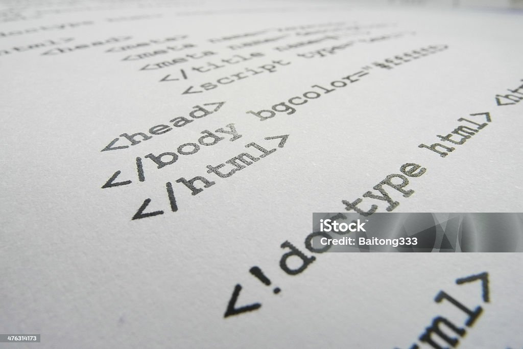 Html Code Stock Photo - Download Image Now - Abstract, Backgrounds ...