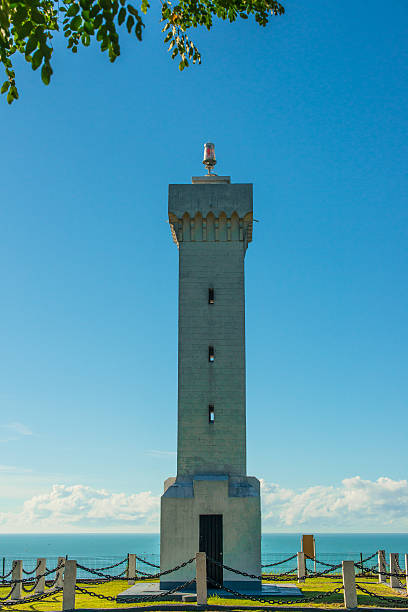 Safe Harbor Lighthouse stock photo