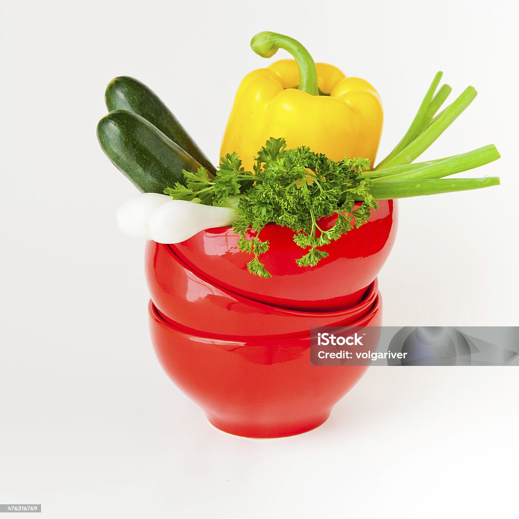 Verduras frescas para cocinar. - Foto de stock de Alimento libre de derechos