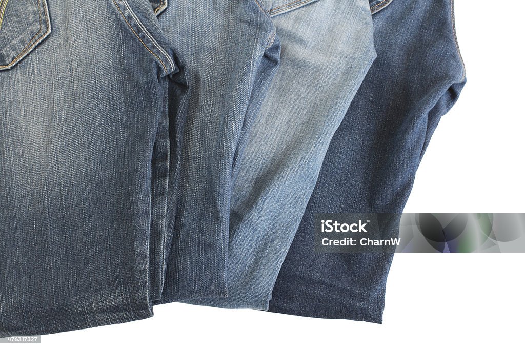 Blue jeans. - Zbiór zdjęć royalty-free (Bawełna)