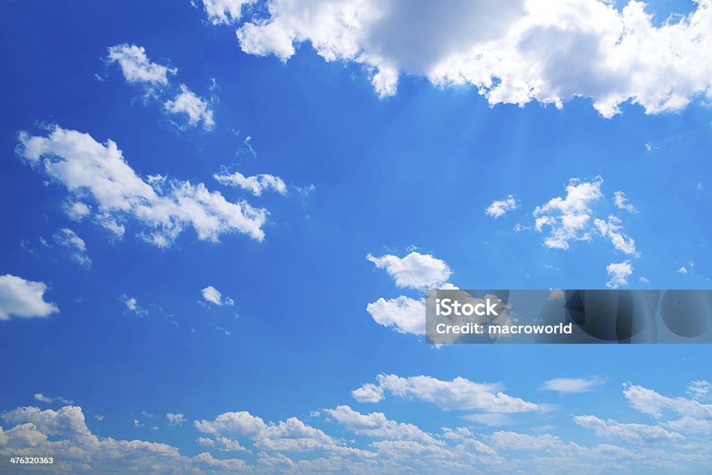 Nuvens no céu azul - 36 Mpx - Royalty-free Ao Ar Livre Foto de stock