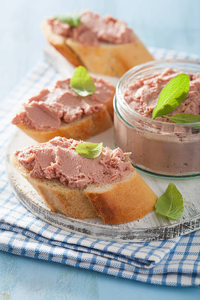 istock healthy chicken liver pate with sage in jar and bread 476320450