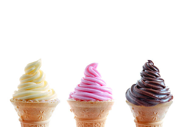 istock Row of ice cream cones 476323776