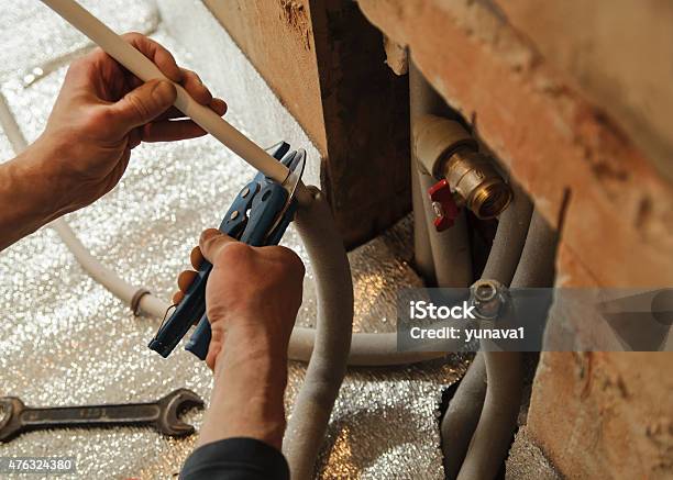 Heated Floor Stock Photo - Download Image Now - 2015, Architecture, Blue-collar Worker