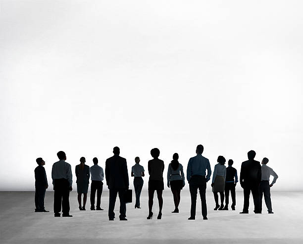 istock Silhouette People Rear View Cityscape Team Concept 476324964