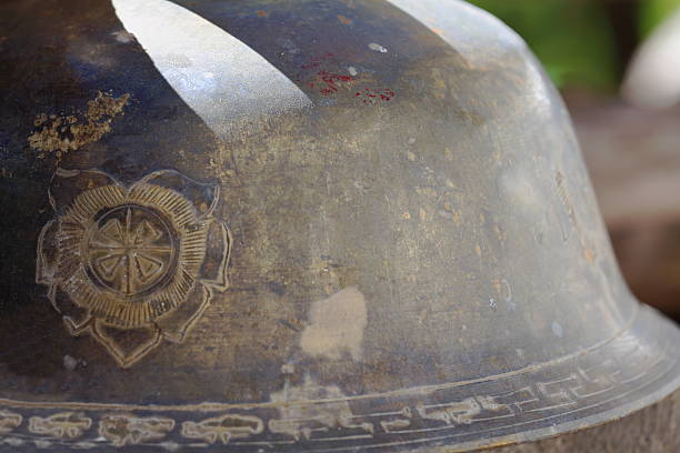 istock Metallic bowl upside down. Drak Yerpa-Tibet. 1510 476327408