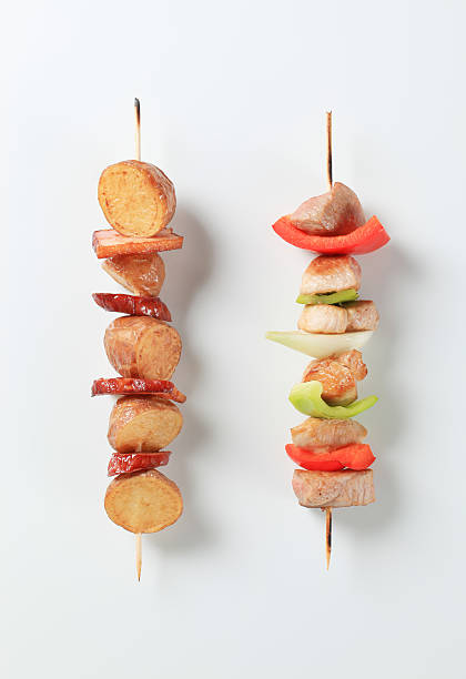 istock Pork and bacon skewers 476331188