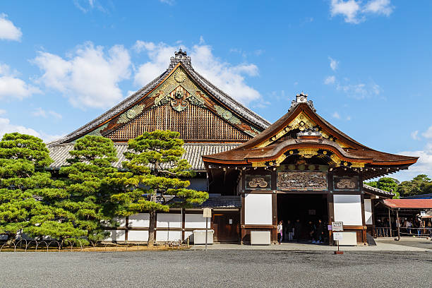 NInomaru Palace at Nijo Castle in Kyoto, Japan stock photo
