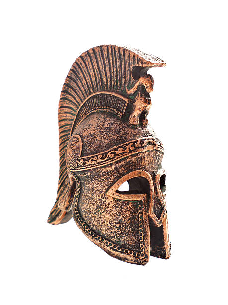スパルタンヘルメット - sparta greece ancient past archaeology ストックフォトと画像