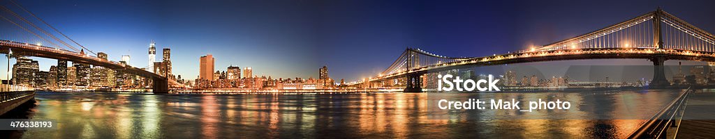 panorama de New York - Photo de Bleu libre de droits