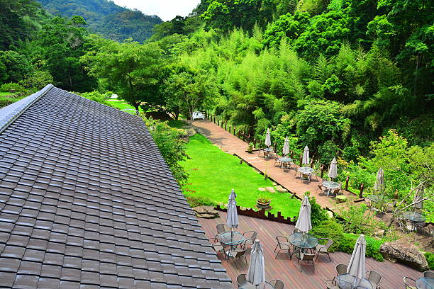 istock From rooftop to look far distance hill 476338818
