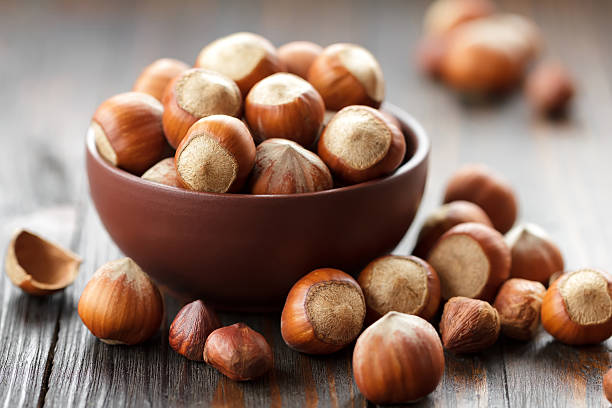 Hazelnuts Hazelnuts hazel tree stock pictures, royalty-free photos & images