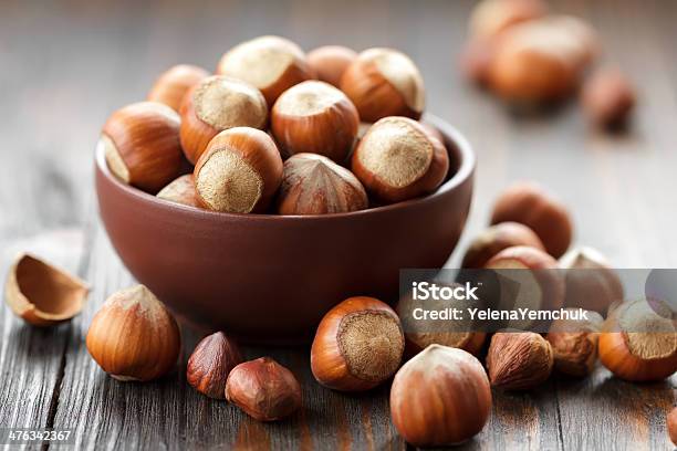 Hazelnuts Stock Photo - Download Image Now - Hazelnut, Hazel Tree, Close-up