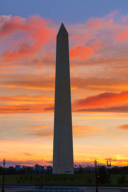 istock Washington Monument sunset in DC USA 476344954