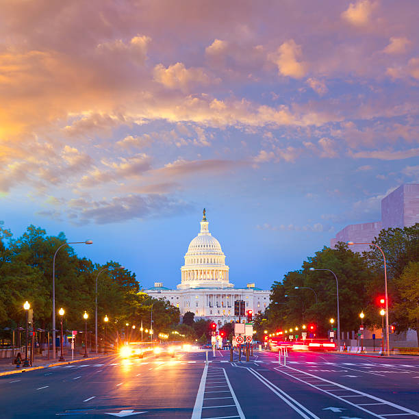 istock Capitol sunset Pennsylvania Ave Washington DC 476344992