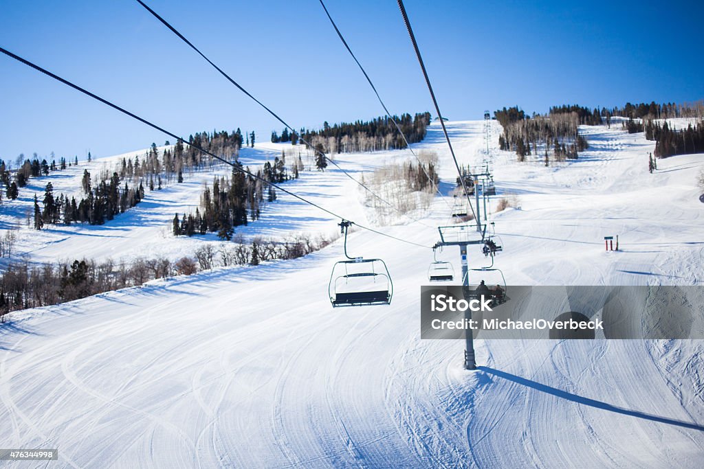 Chairlift A chairlift in a Colorado ski resort. Aspen - Colorado Stock Photo