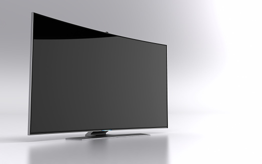 High-end curved smart led tv in 3D