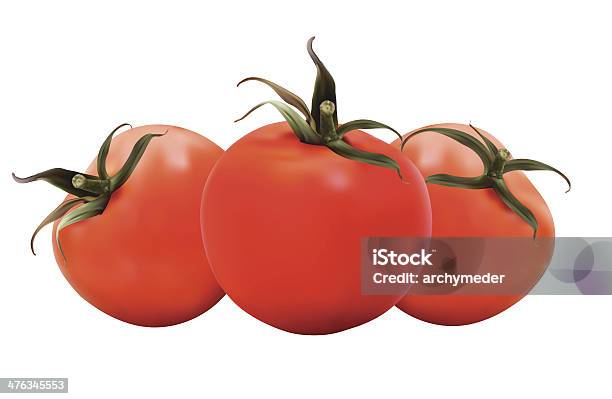 Vermelho Tomate - Arte vetorial de stock e mais imagens de Alimentação Saudável - Alimentação Saudável, Claro, Comida