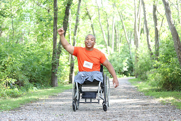 마라톤 - physical impairment athlete sports race wheelchair 뉴스 사진 이미지