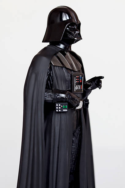 Darth Vader istanbul, Turkey - May 22, 2015: Portrait of  the Star Wars movie character action figure Darth Vader. action figure photos stock pictures, royalty-free photos & images