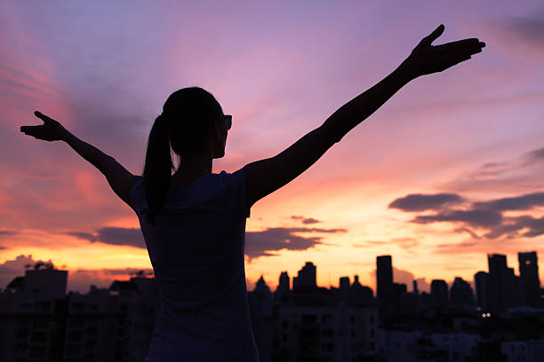 istock Confident woman in the city. 476347796