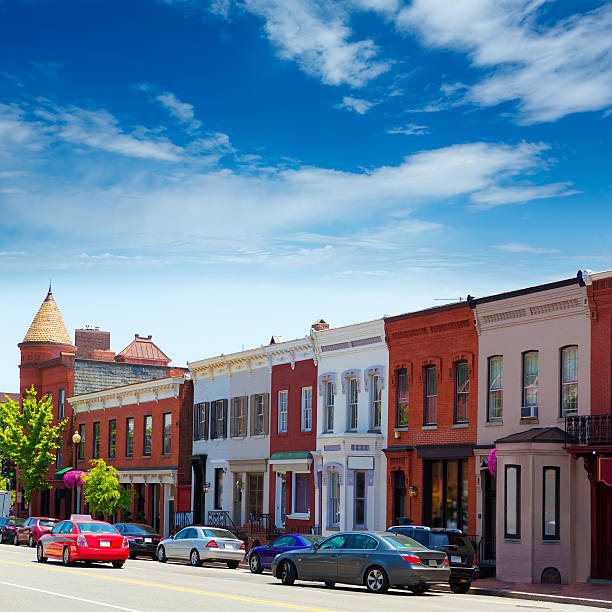 istock Georgetown historical district facades Washington 476348000