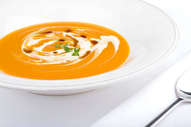 Pumpkin Soup stock photo