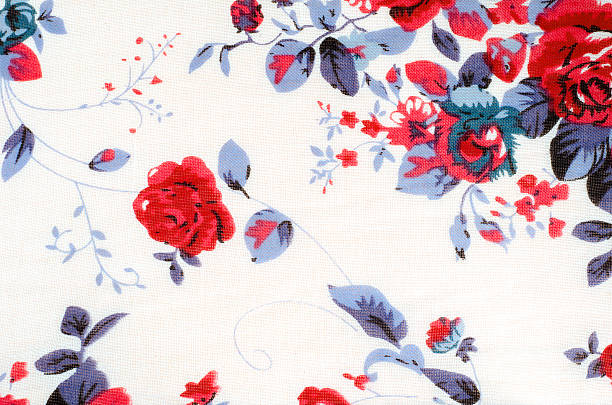istock Vintage rose paint on fabric background 476354910