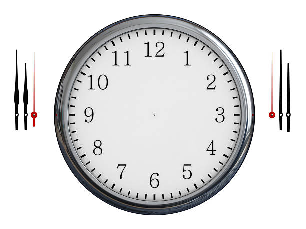 timer - clock clock face clock hand isolated foto e immagini stock