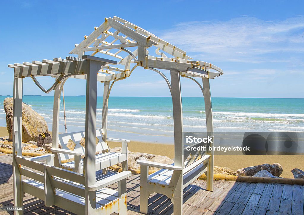 Silla de playa - Foto de stock de Agua libre de derechos