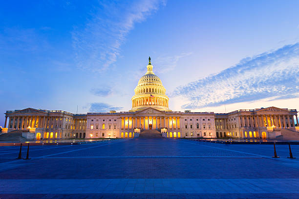 istock Capitol building Washington DC sunset US congress 476358786