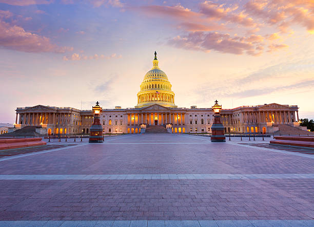 istock Capitol building Washington DC sunset US congress 476358788